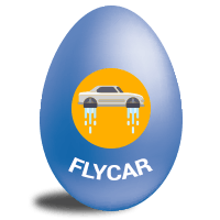 Easter winner egg - FLYING CAR