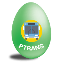 Easter winner egg - PUBLIC TRANSPORT